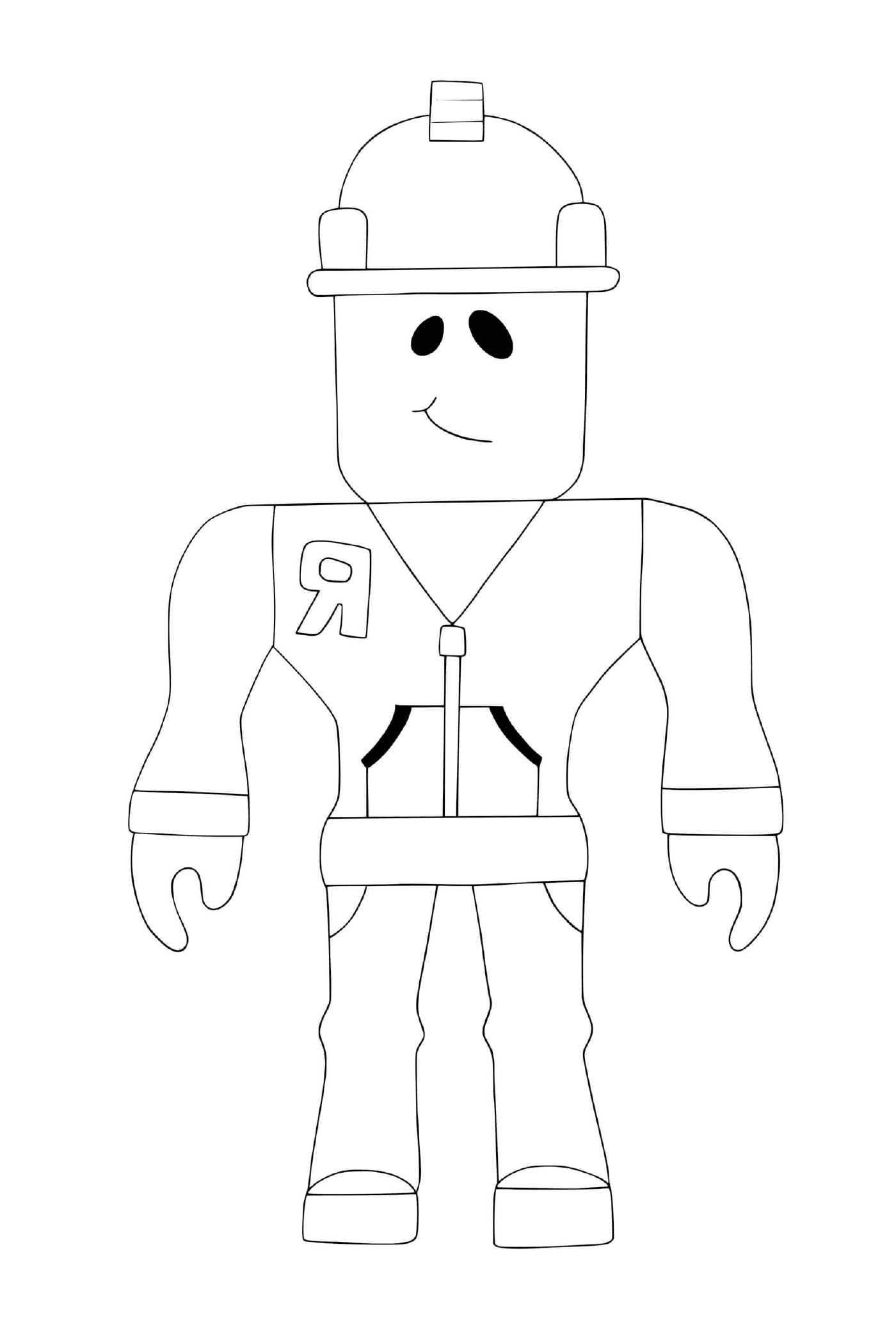   Builderman Roblox en uniforme 
