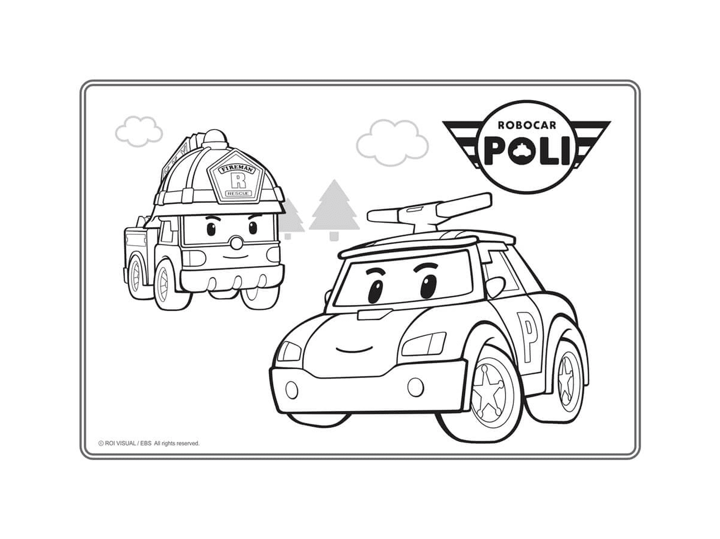   Roy et Poli, véhicules de sécurité 