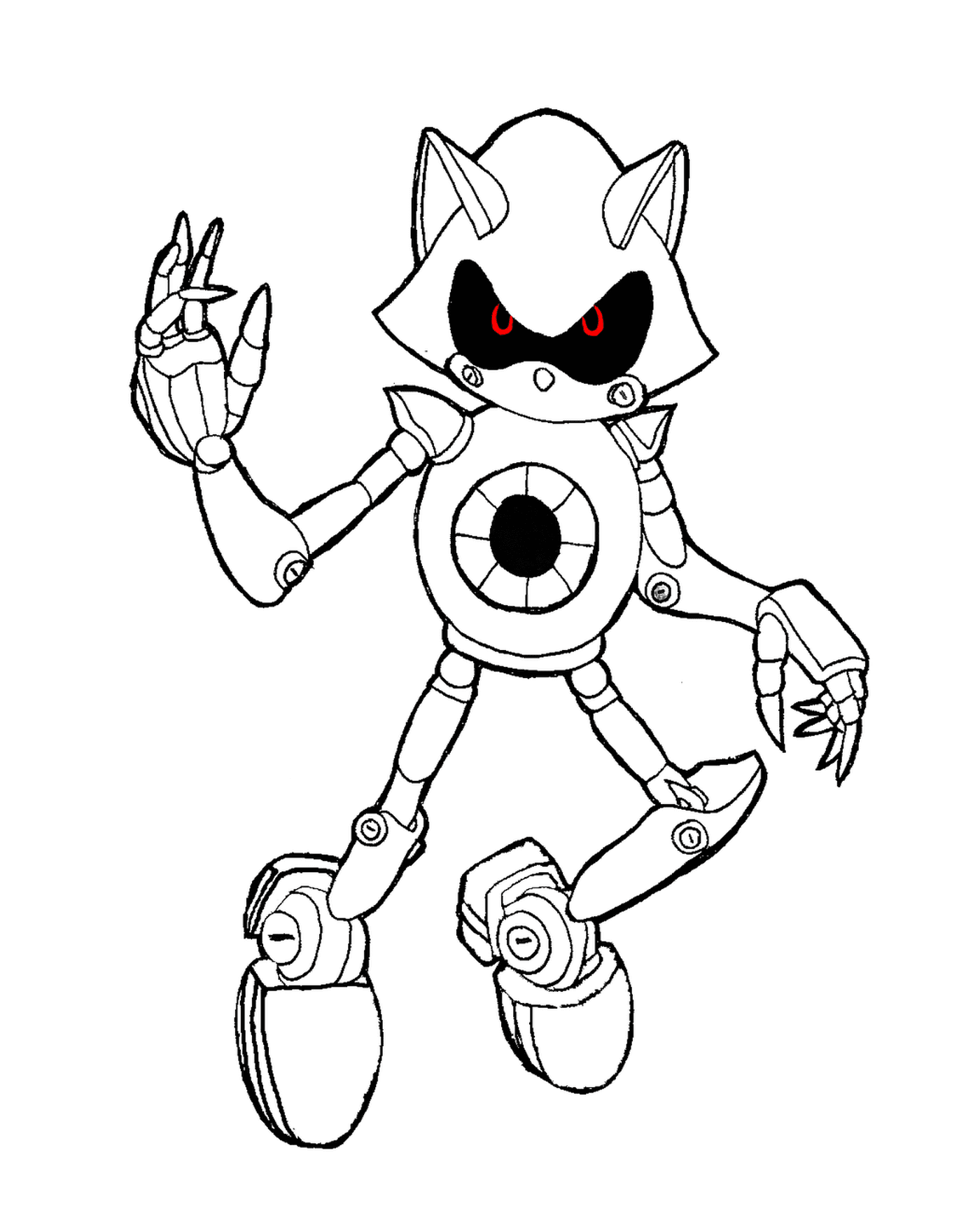   Robot Sonic aux yeux rouges 