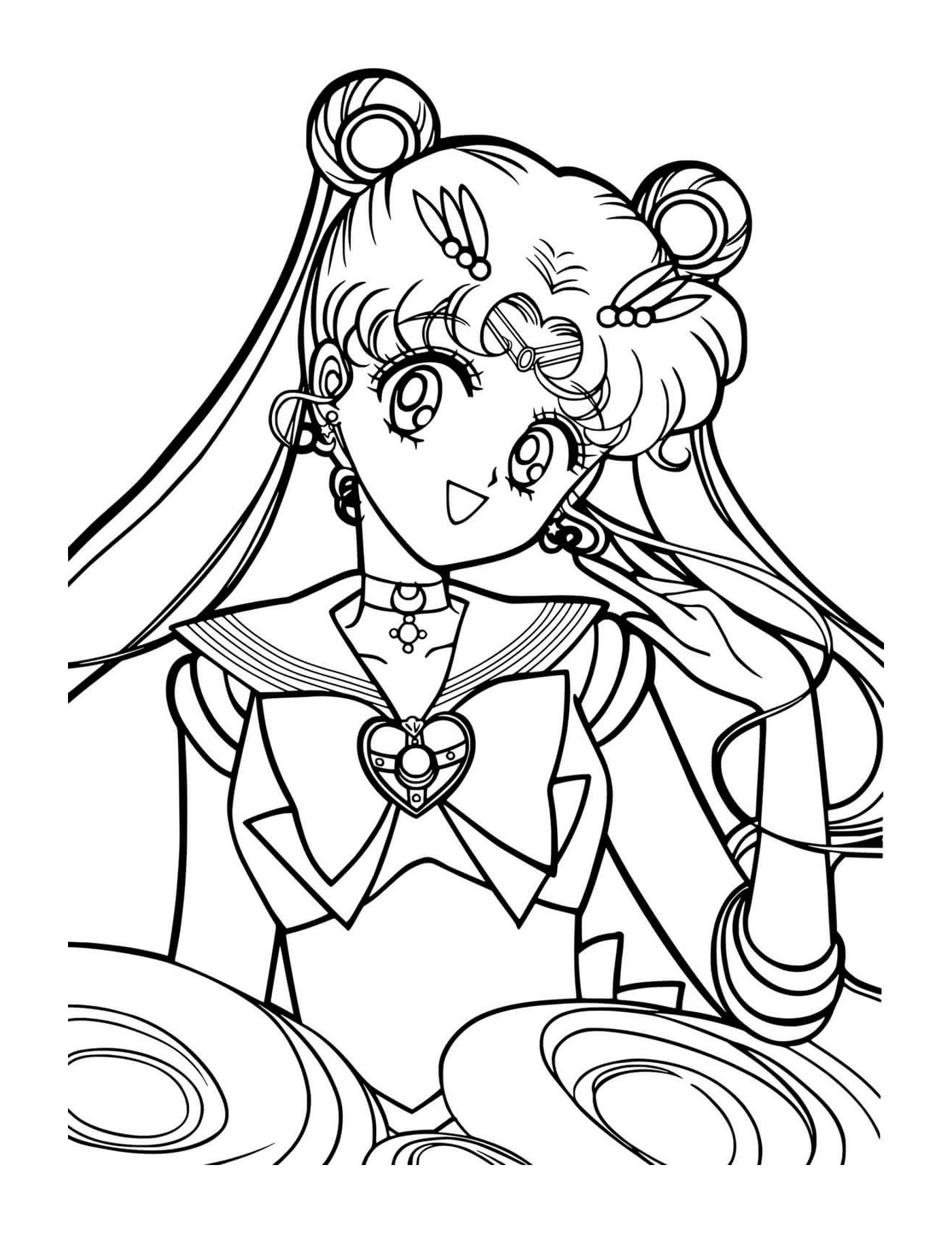   Sailor Moon élégante 