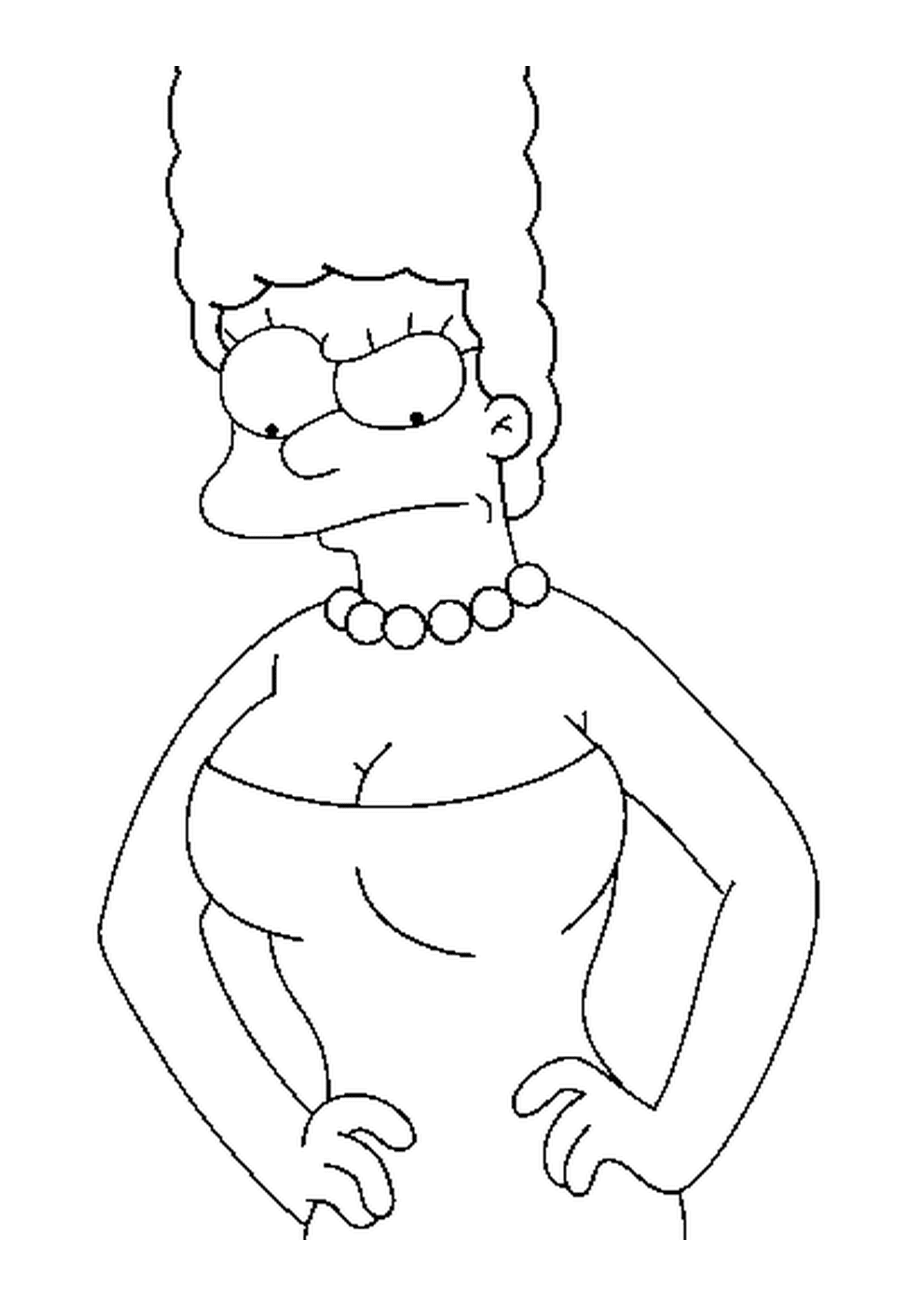   Marge en colère 