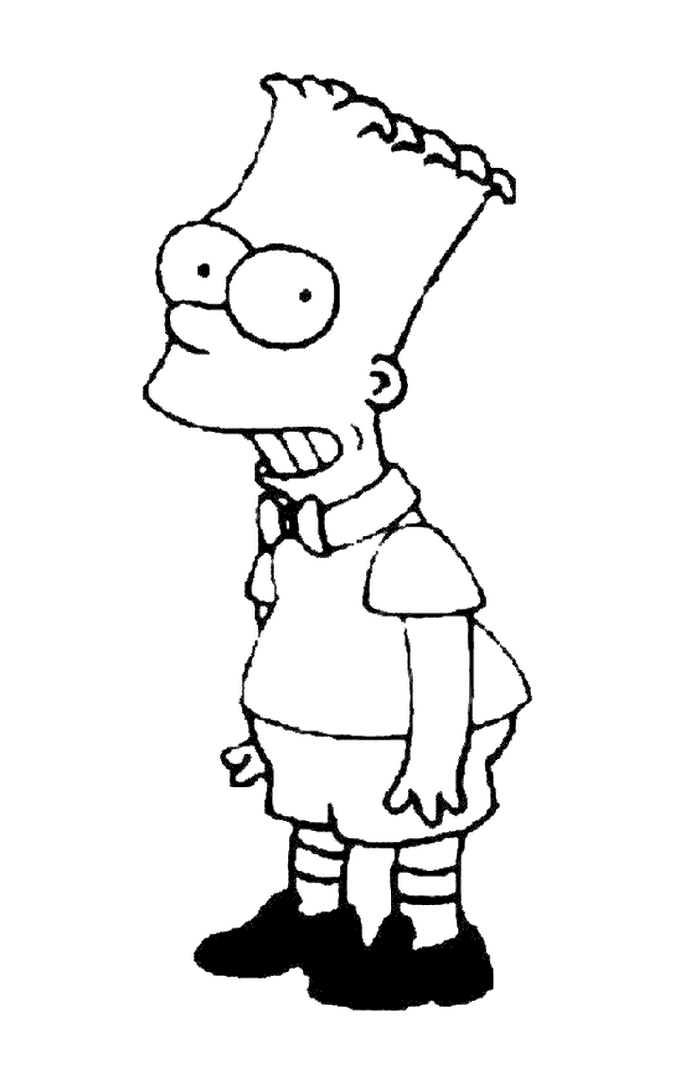   Bart en enfant modèle, personnage des Simpson 