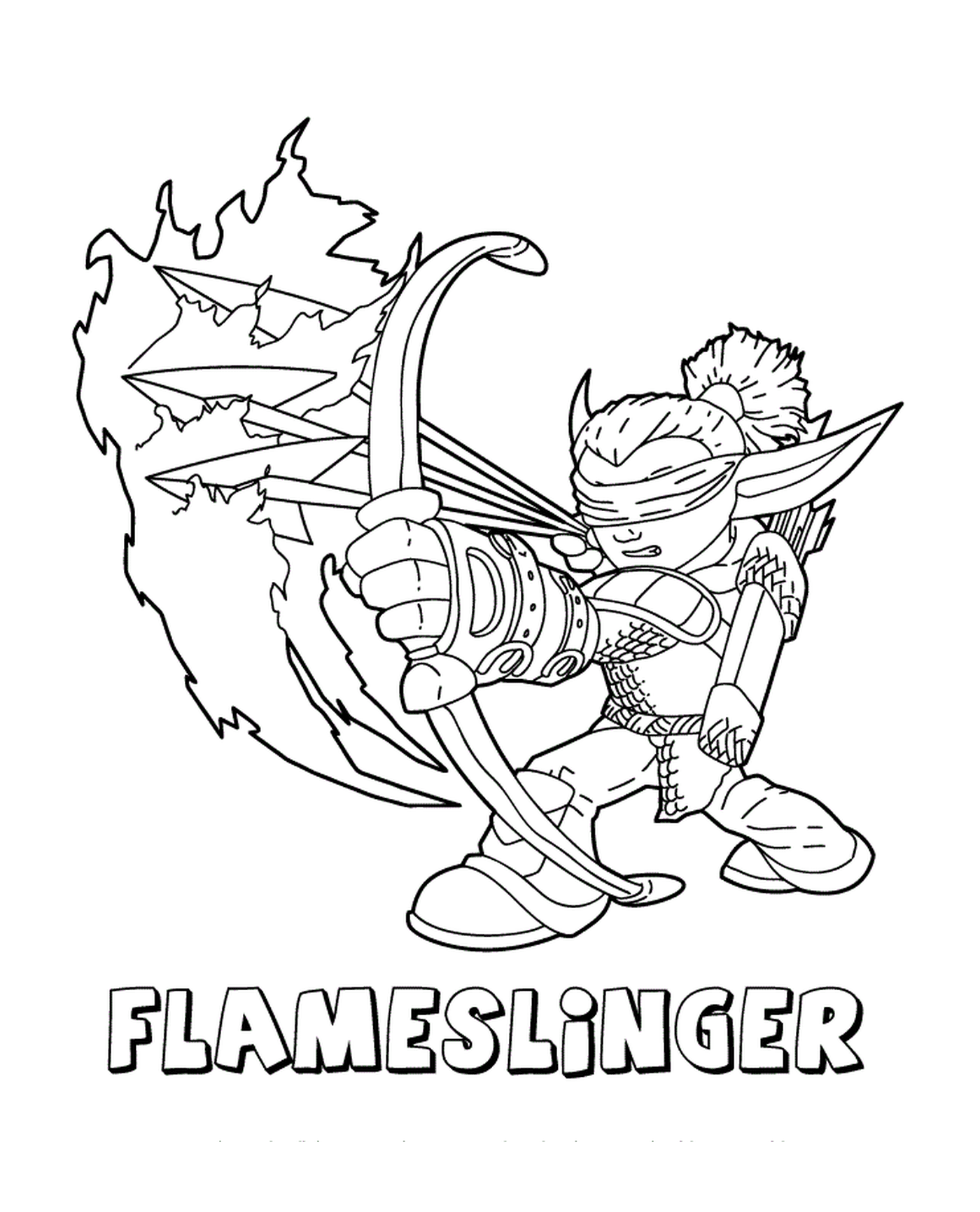   Skylanders Giants Fire Flameslinger flamboyant 
