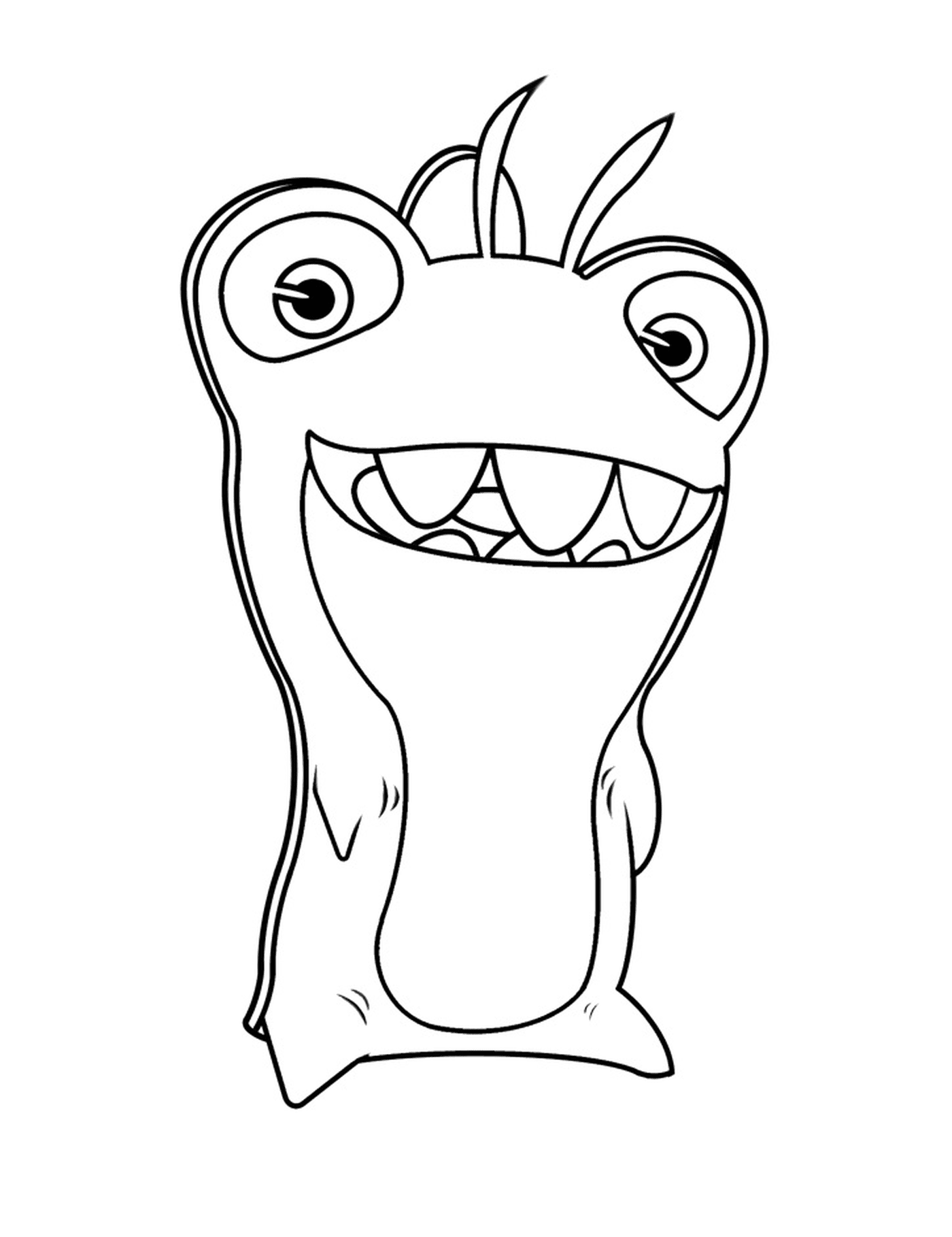   Thresher Buzzsaw, dinosaure avec un grand sourire 
