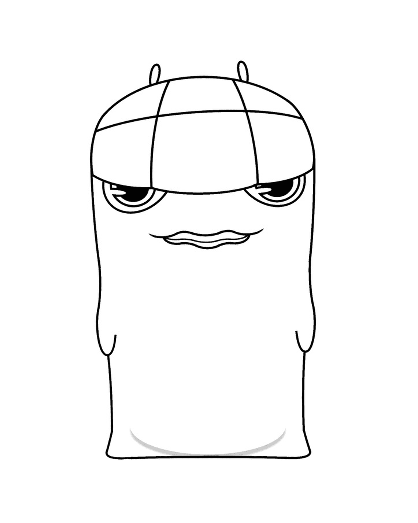   Grenuke, personnage de dessin animé avec un chapeau 