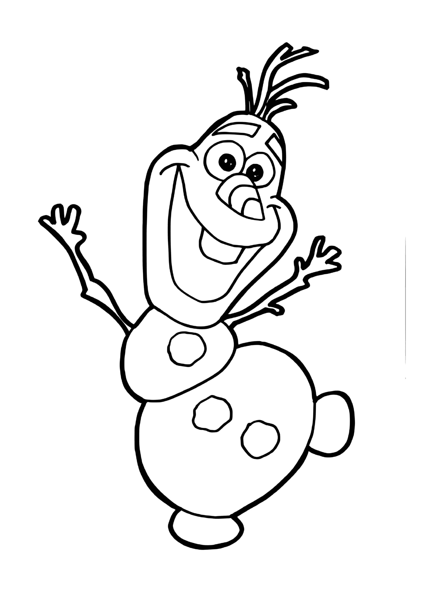   Olaf, le bonhomme de neige de La Reine des neiges 