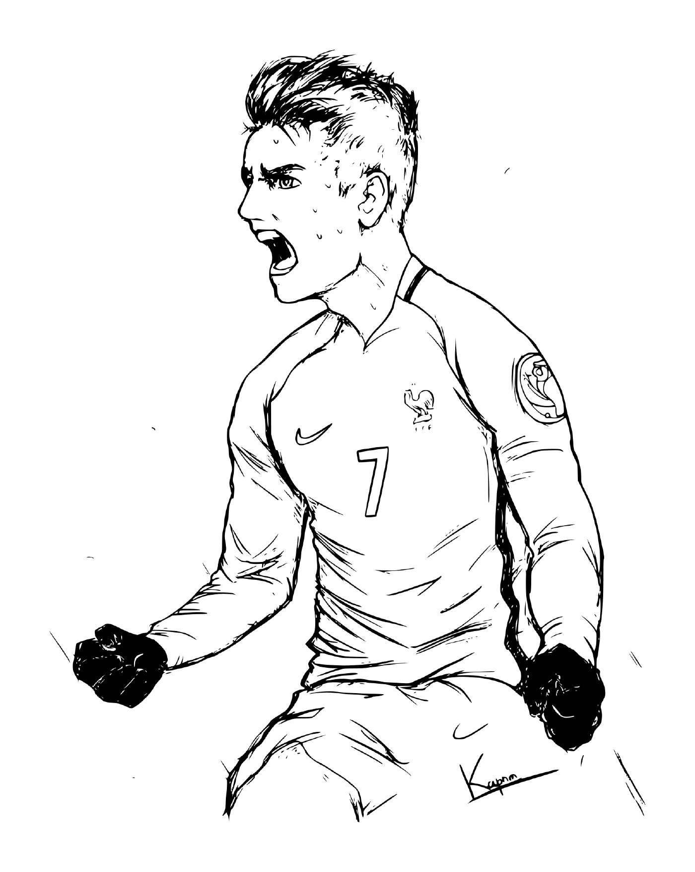   Antoine Griezmann, joueur de foot 
