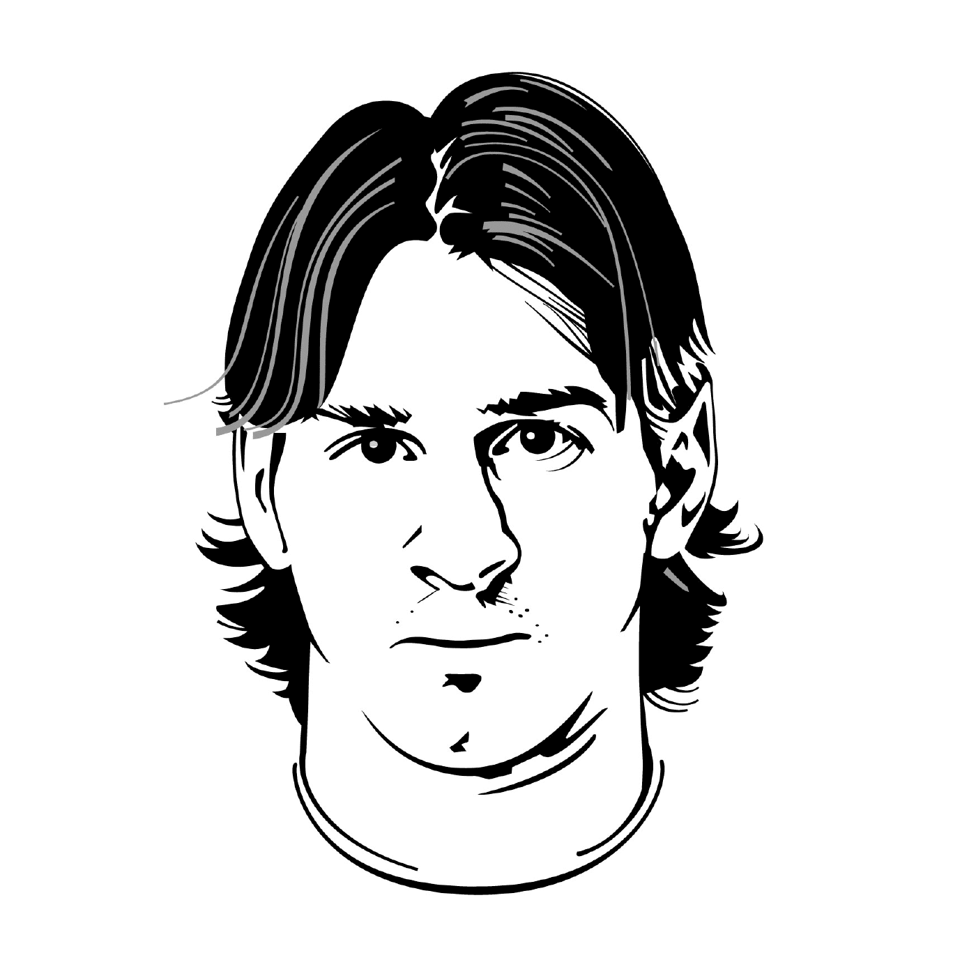   Portrait de Lionel Messi 