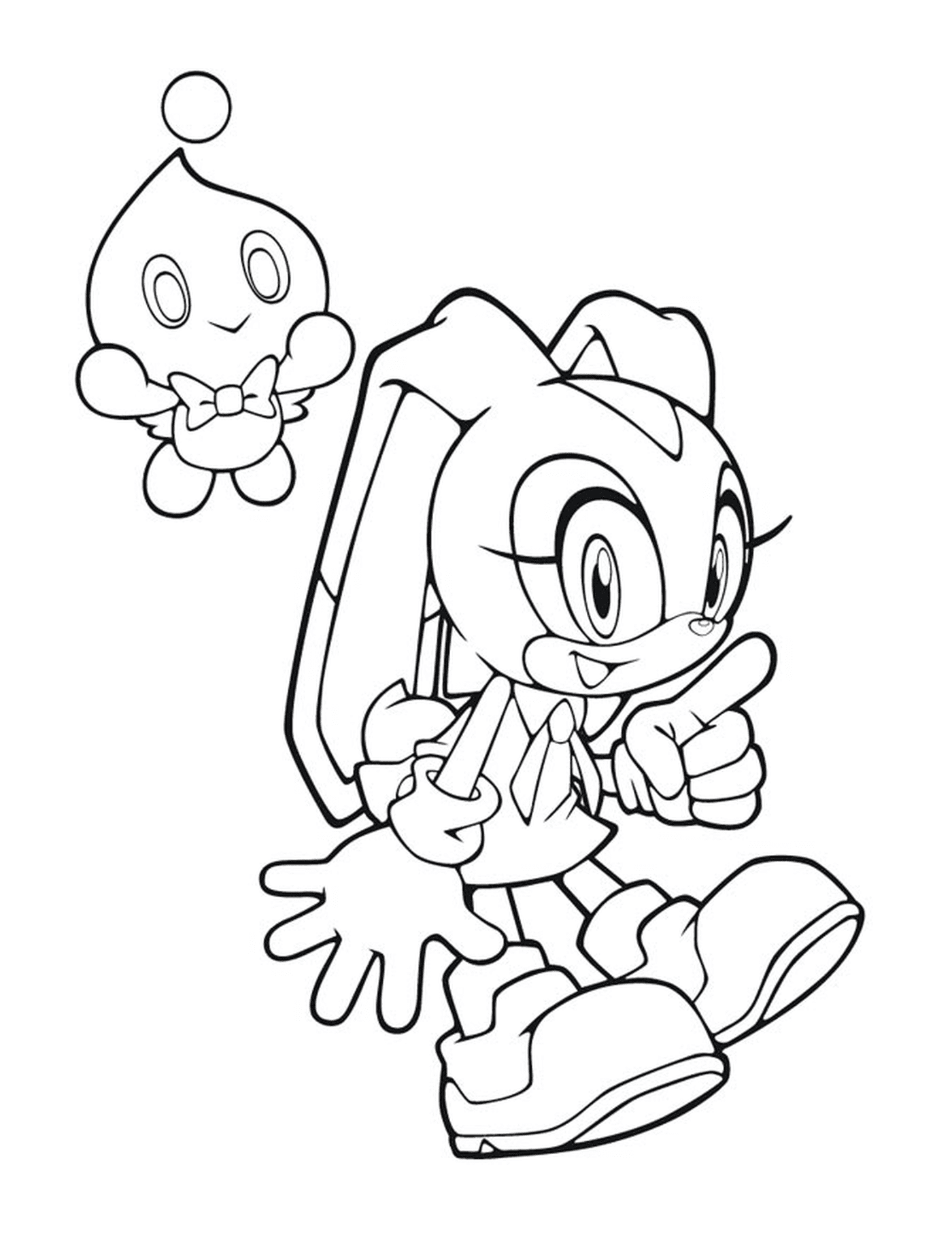  Un personnage de Sonic the Hedgehog 