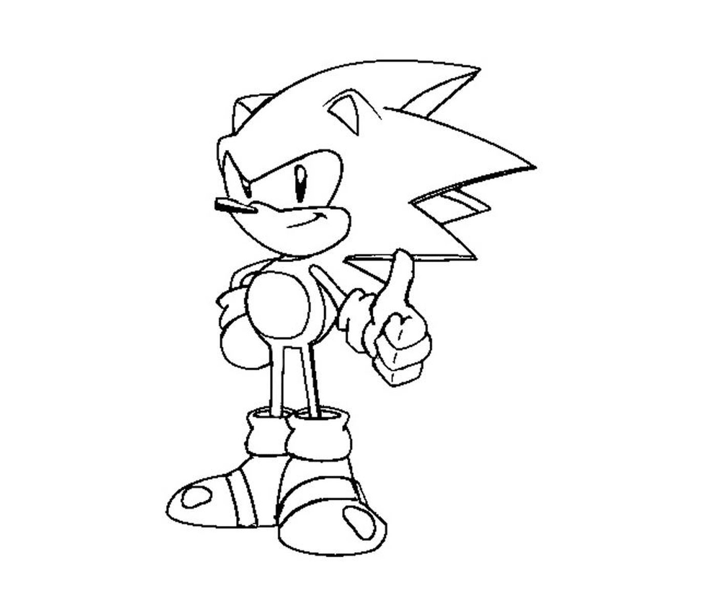   Super Sonic plein de puissance 