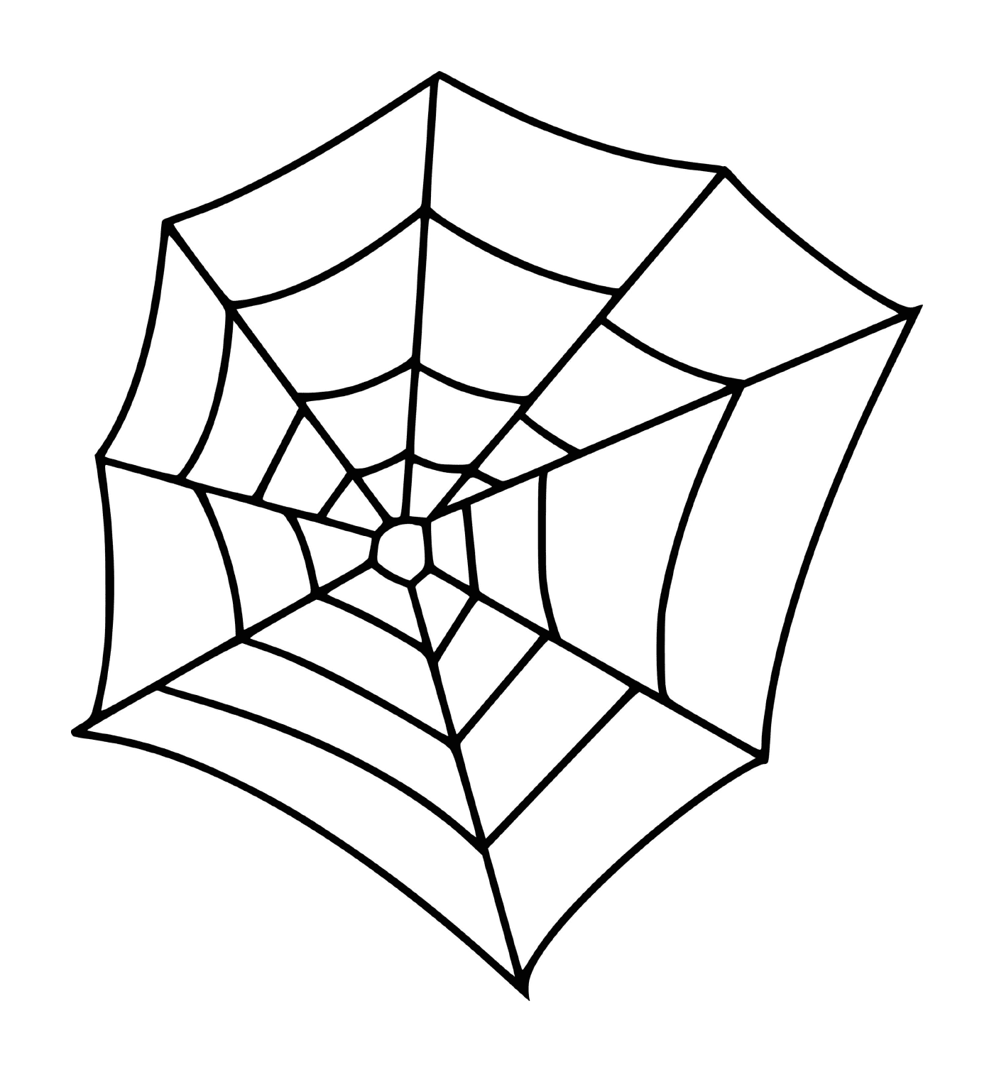   Une toile d'araignée facile 