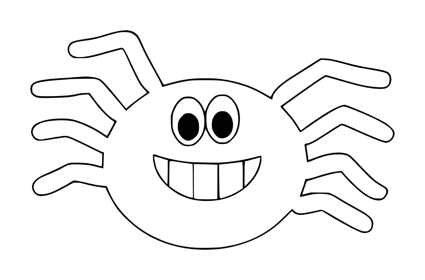   Un crabe souriant 