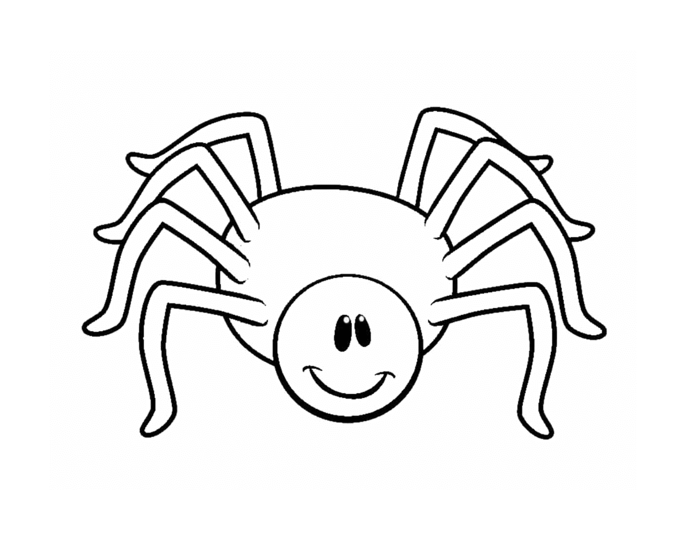   Une araignée souriante 