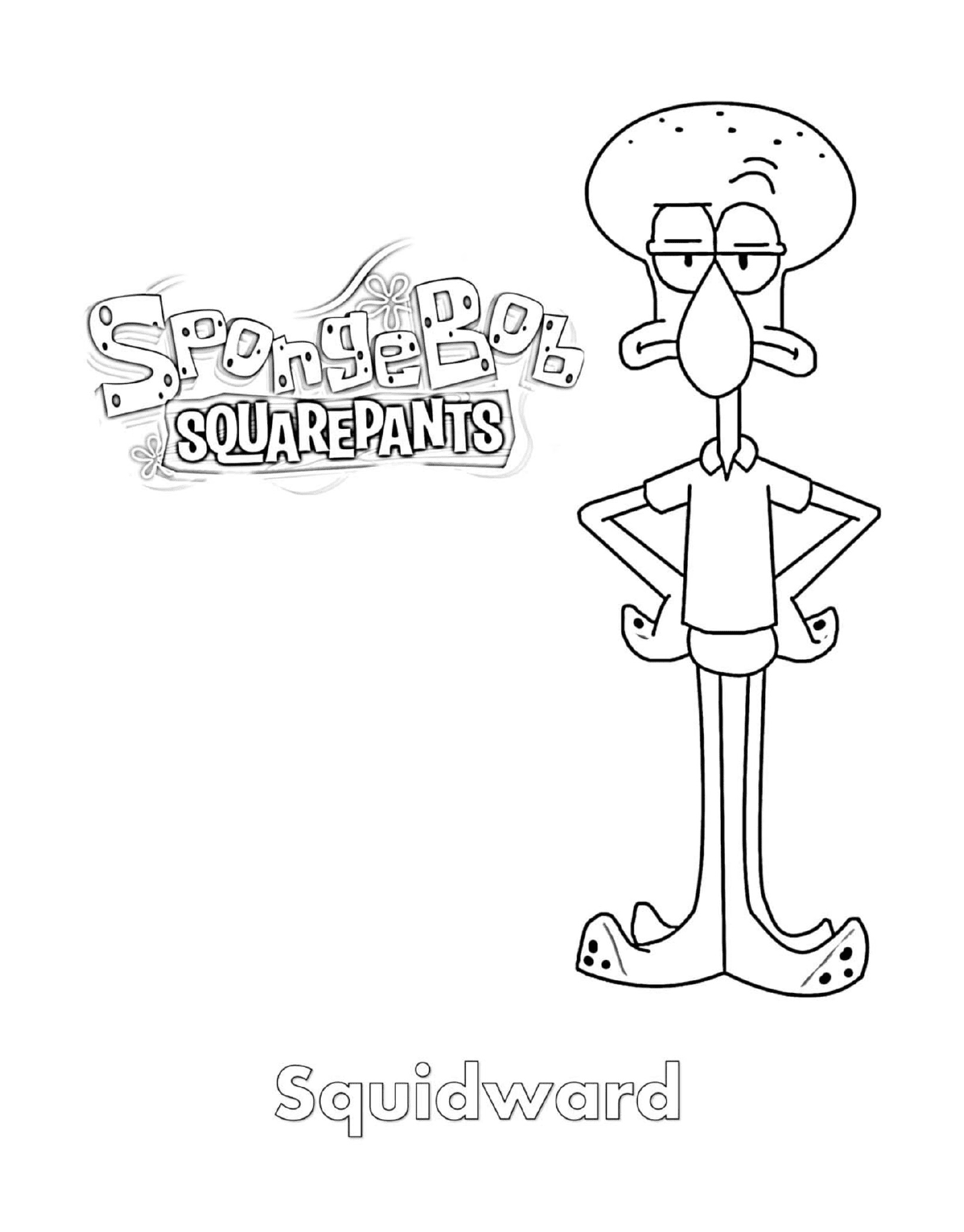   Squidward, un personnage de dessin animé 