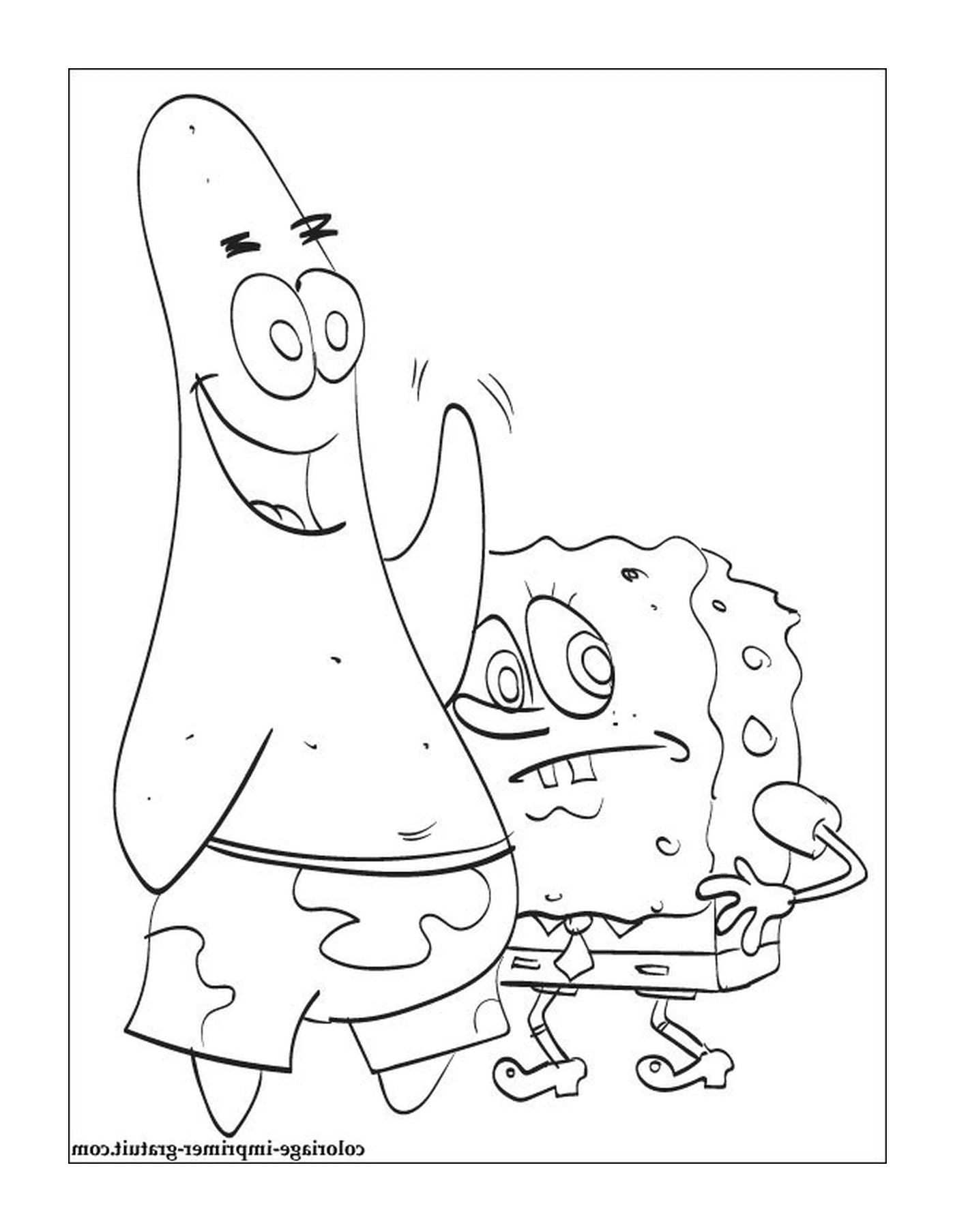   Bob l'éponge et Patrick 