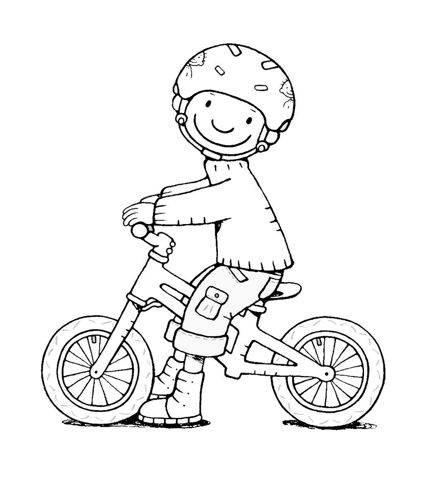   Sport, bicyclette, garçon à vélo 