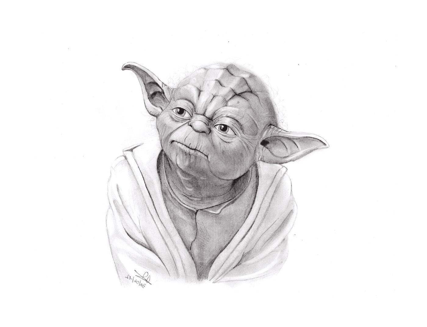   Yoda, un personnage au crayon 