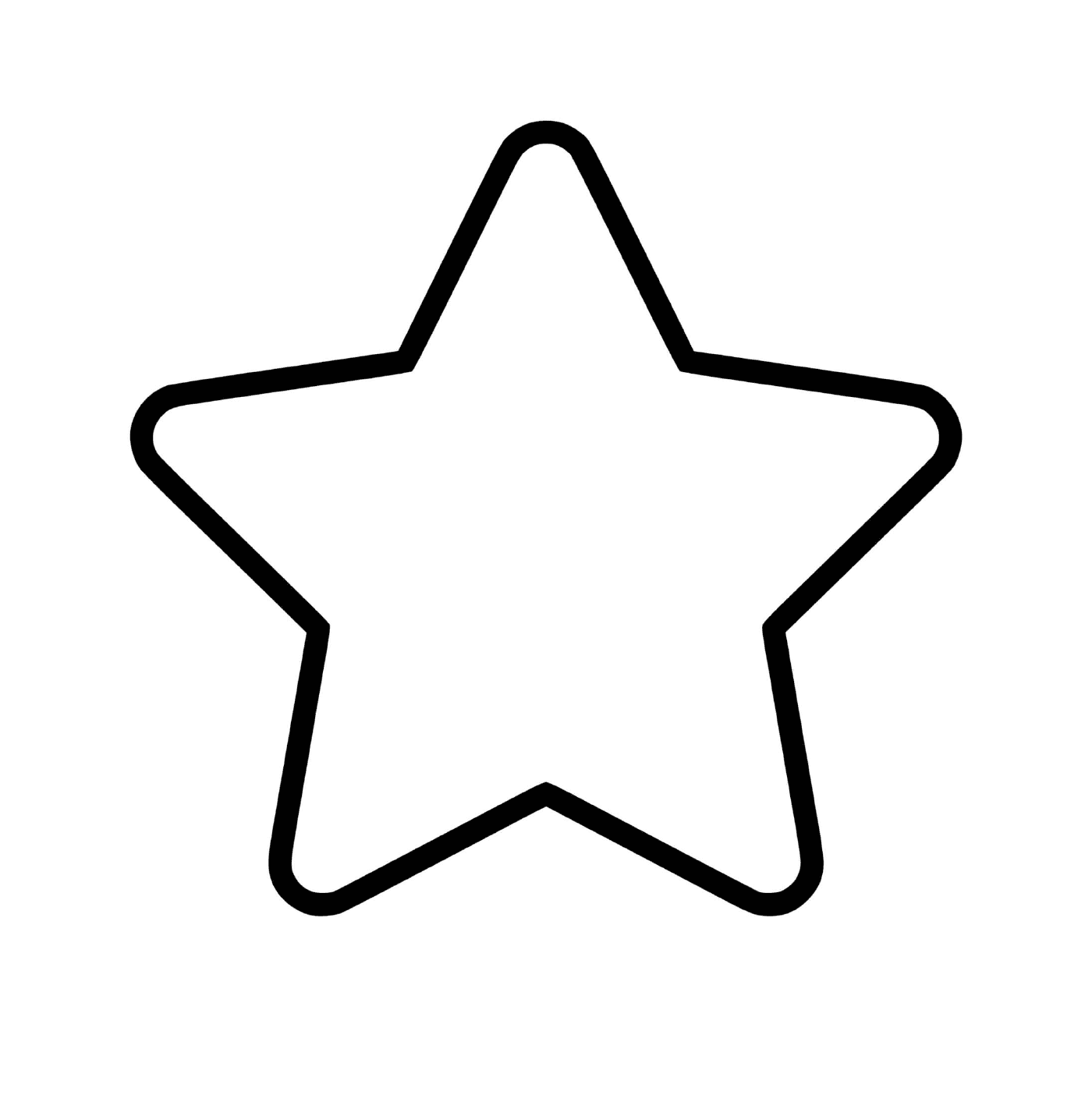   Une étoile facile à dessiner 