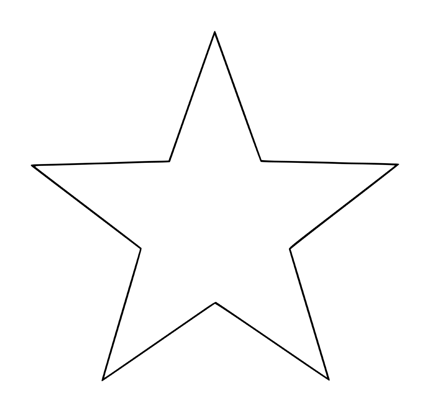   Une étoile à 5 branches facile à réaliser pour les enfants 