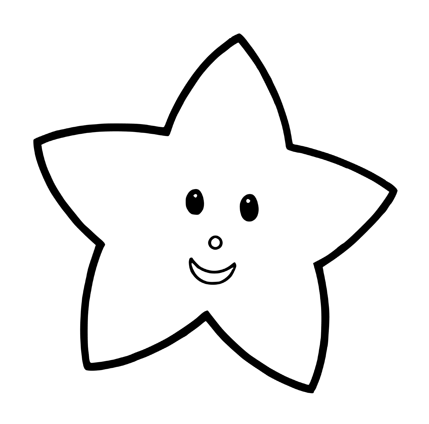  Une étoile adaptée aux enfants 