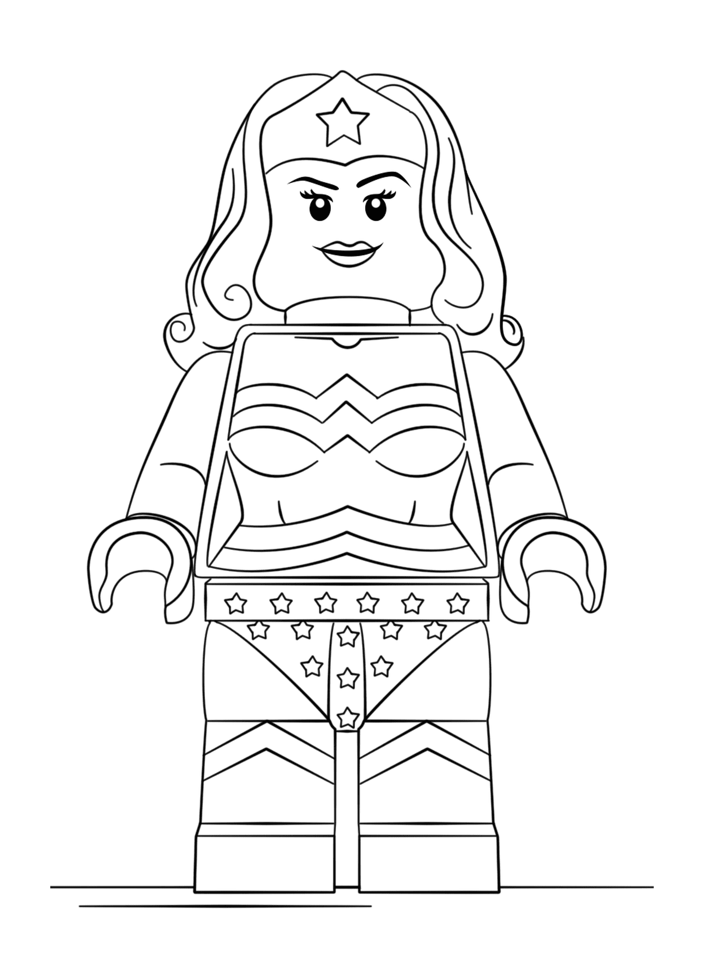  Lego Wonder Woman super héros 
