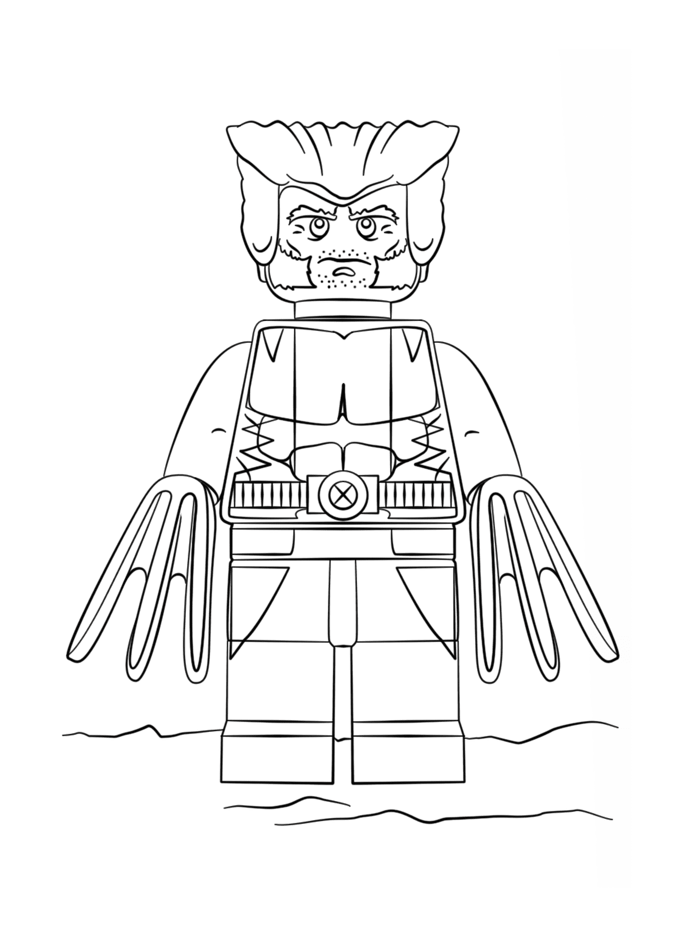   Lego Wolverine super héros 