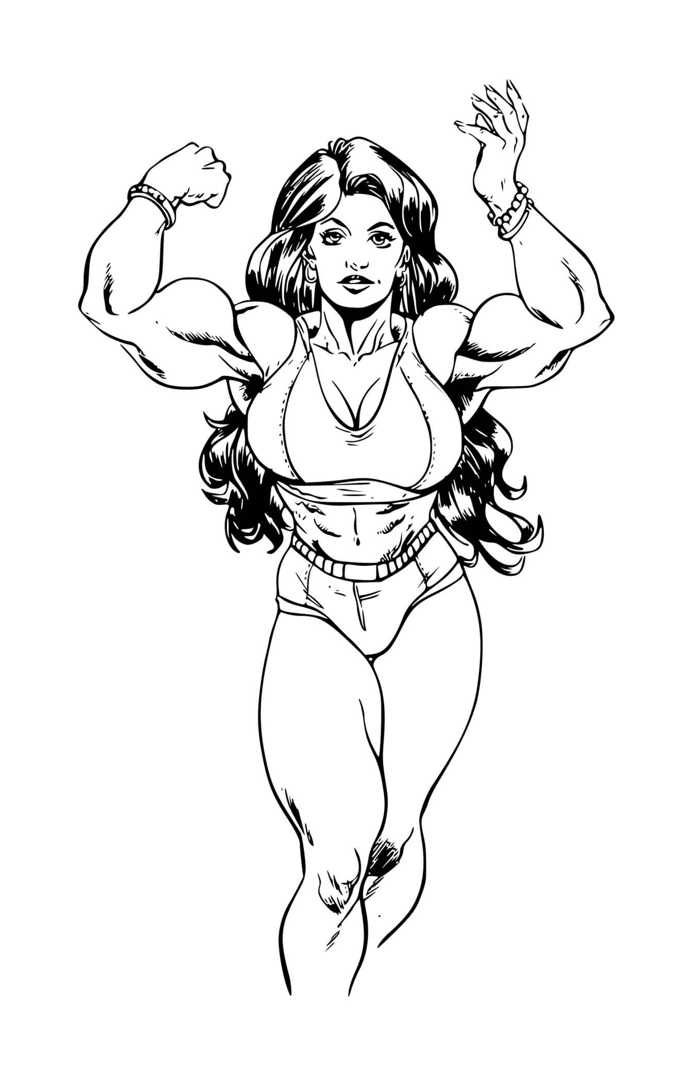   Super héroïne She-Hulk 