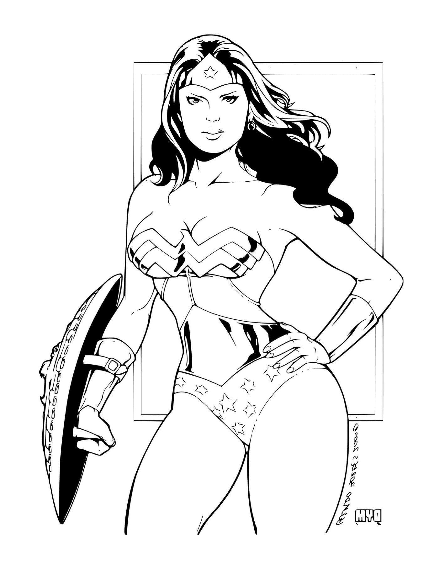   Wonder Woman en dessin par Dymartgd 