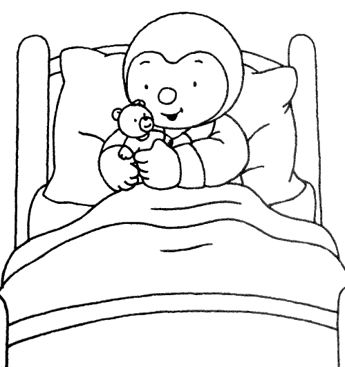   enfant dort tendrement avec ours 