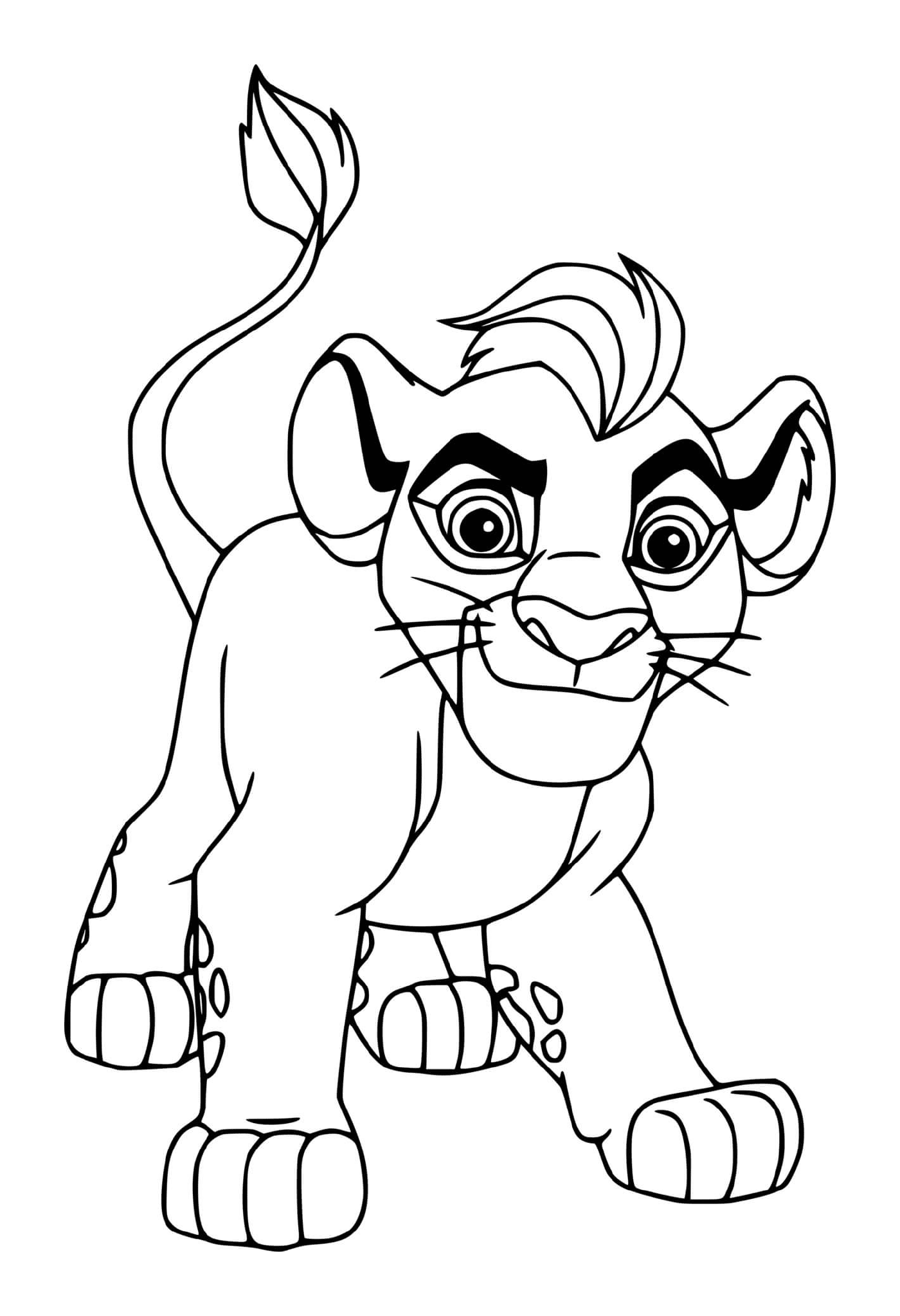   Kion, futur roi lion 