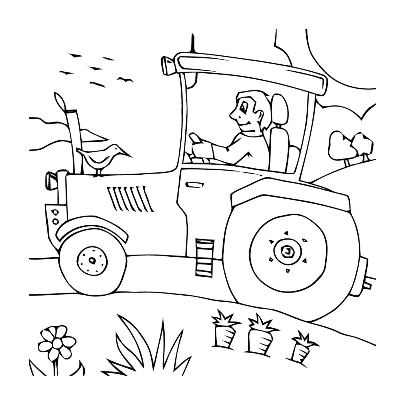   Tracteur pour maternelle, facile et amusant 
