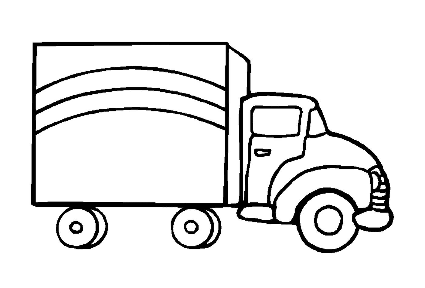   Un camion dessiné 