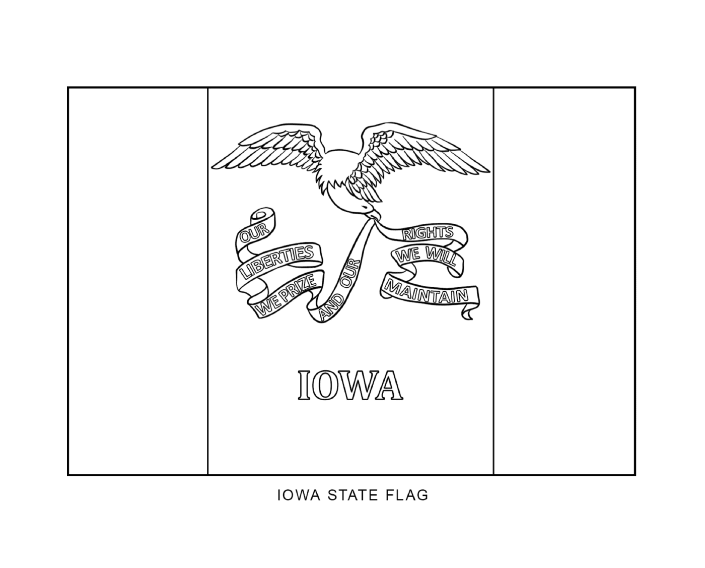   Drapeau de l'État de l'Iowa 