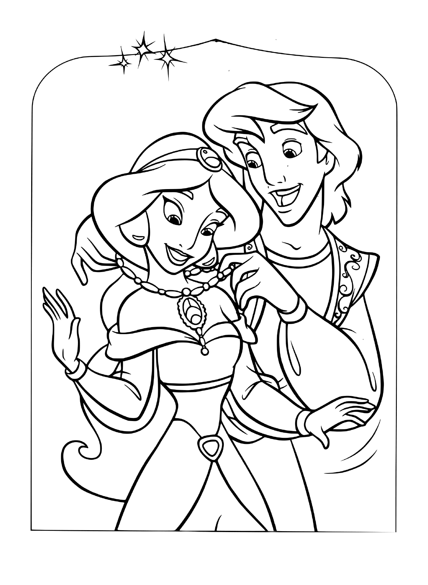   Disney Aladdin avec Jasmine 