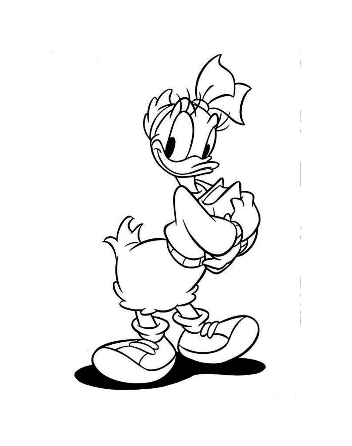   Donald Duck amoureux de Daisy Duck 