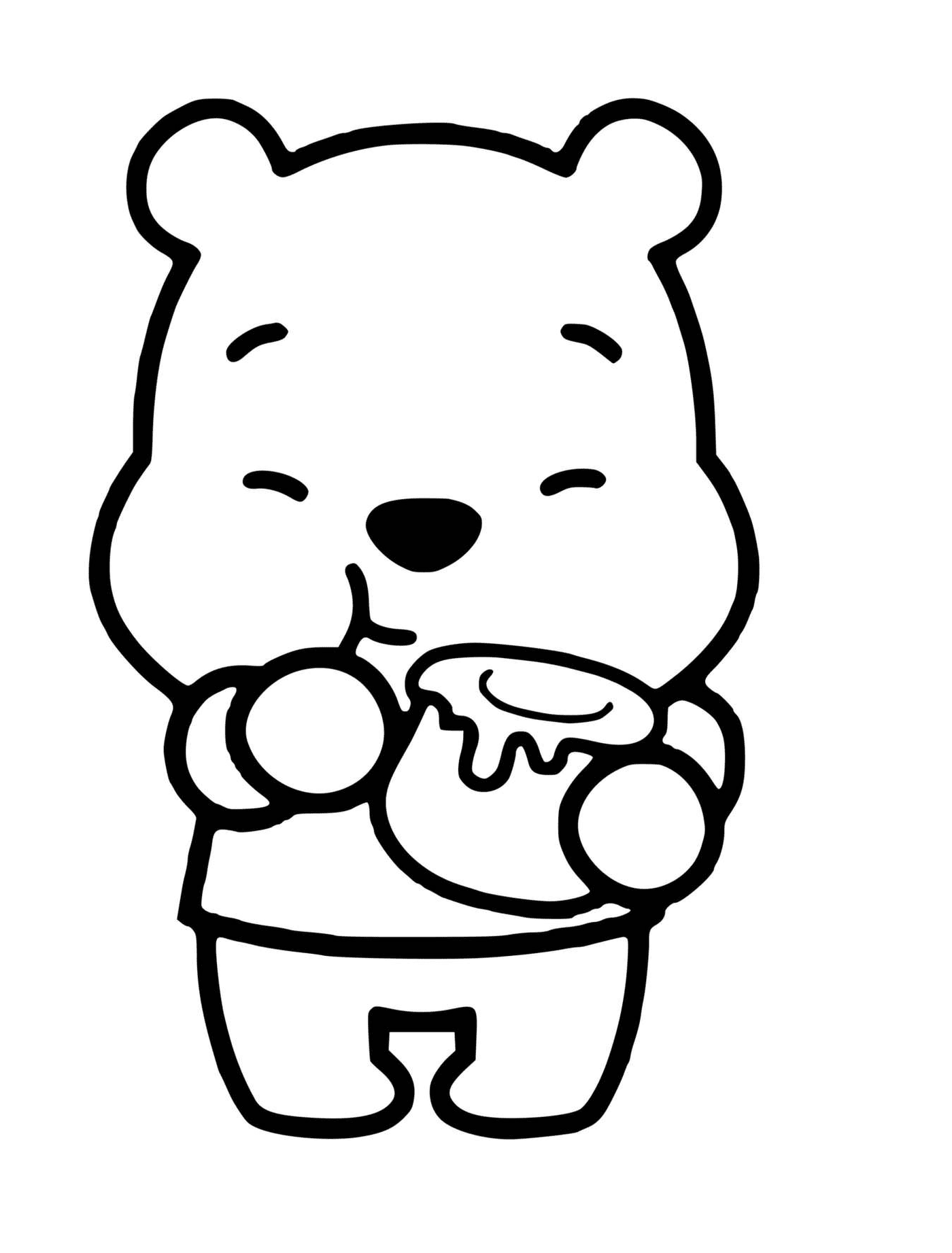   Mini bébé Winnie mignon et kawaii 
