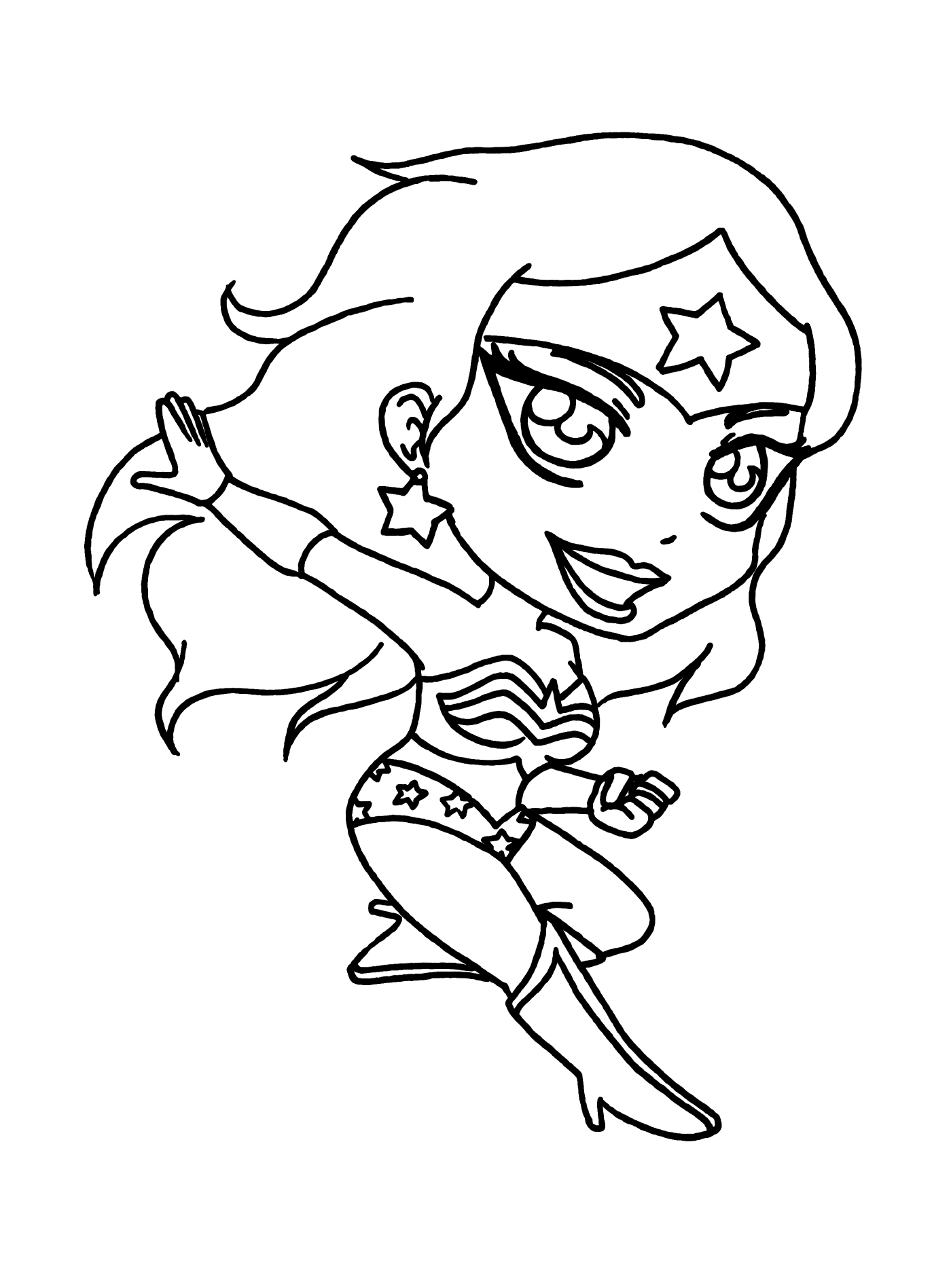   Mini Wonder Woman mignonne 