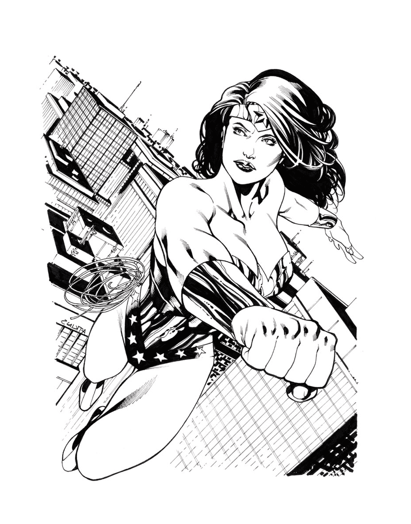   Sketch de Wonder Woman par Ratkins 