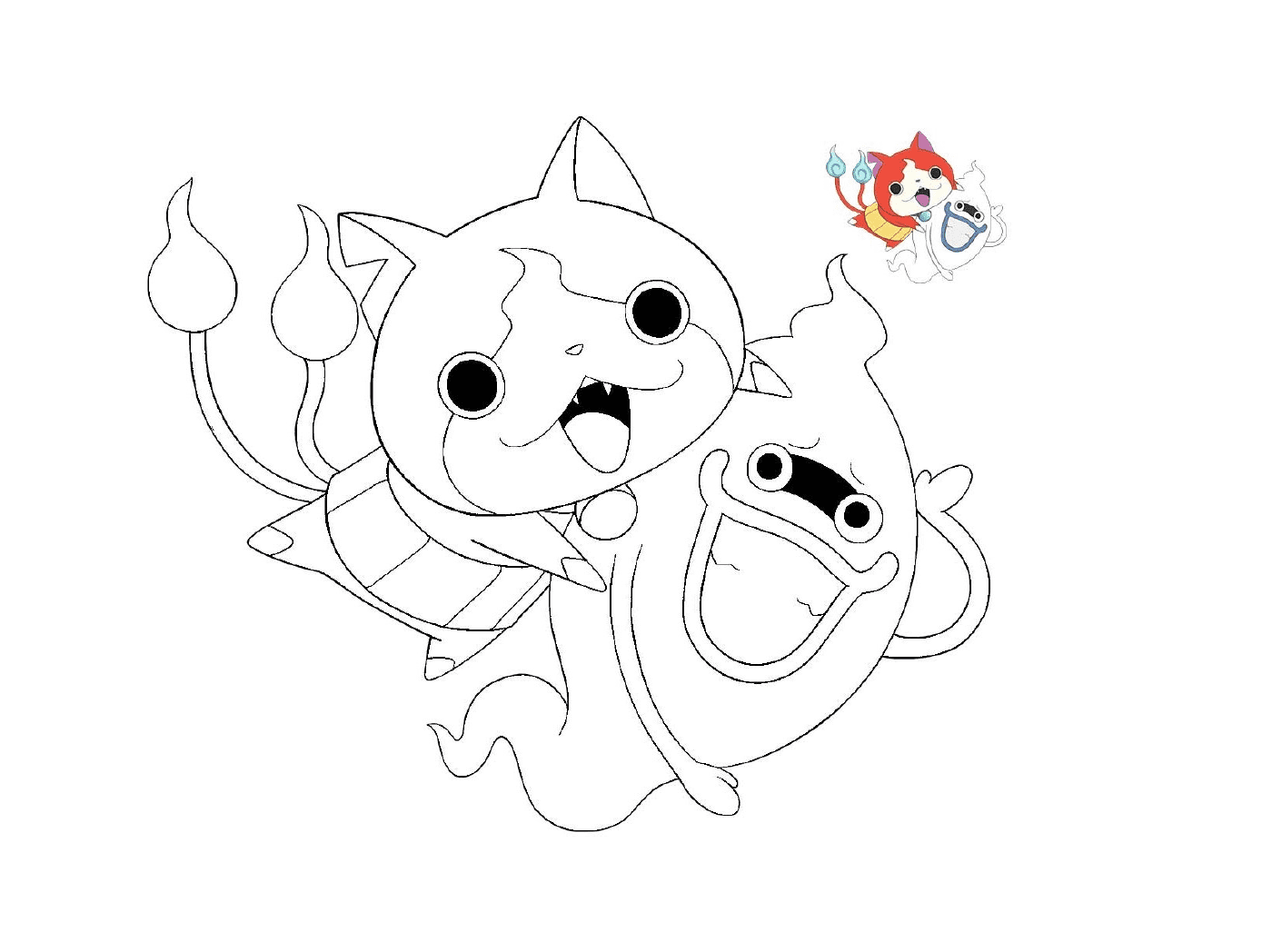   Chat et chien dans Yo-Kai Watch 
