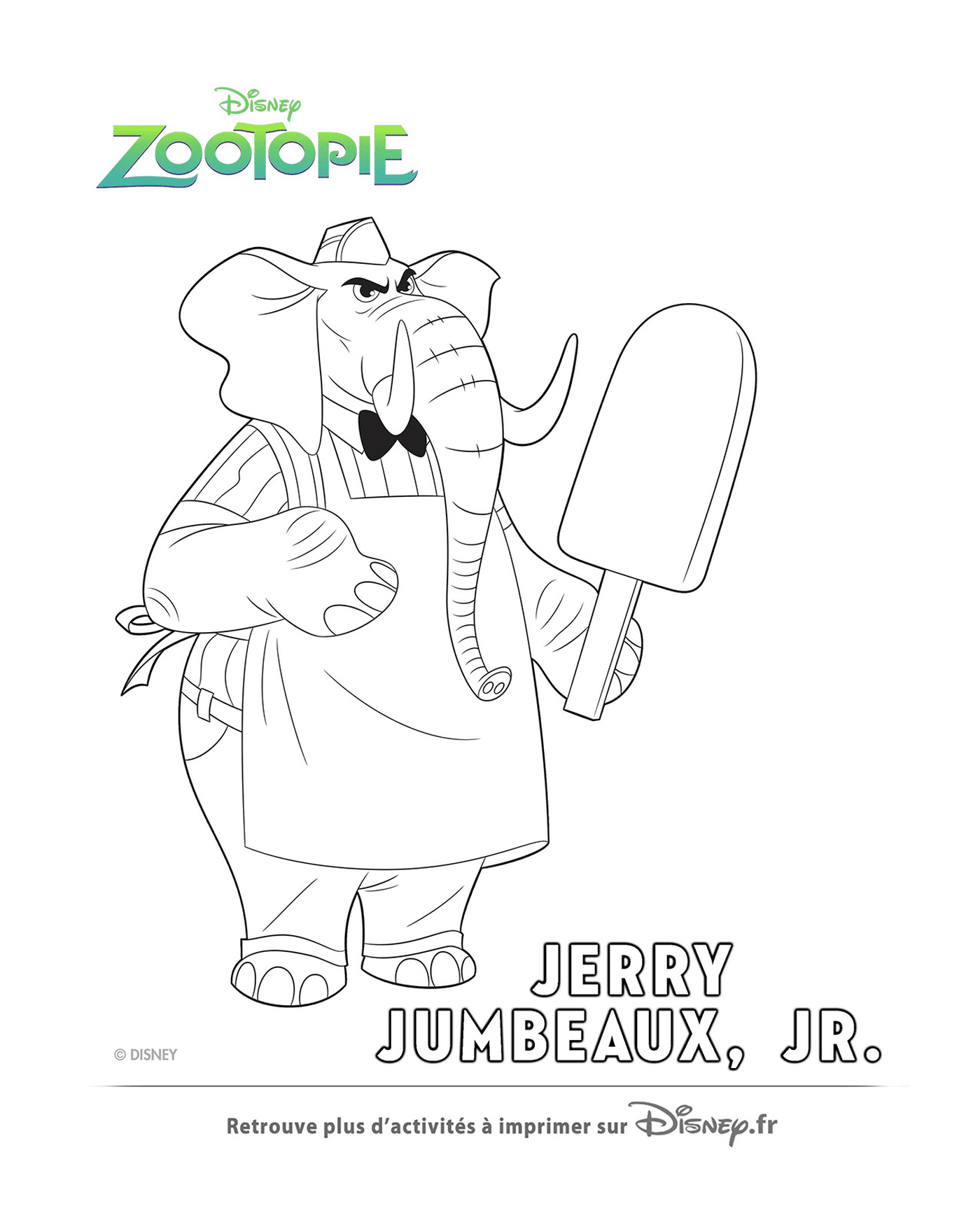   Jerry, le vendeur de glaces de Zootopie 